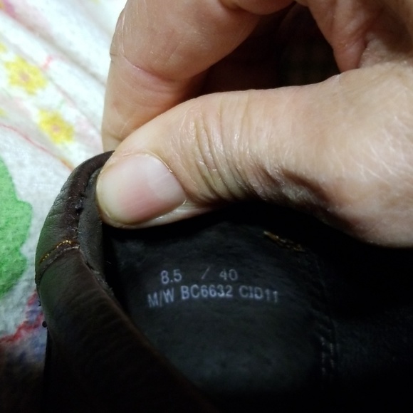 B.O.C. Brown Leather Clogs 8.5 M - Picture 6 of 6